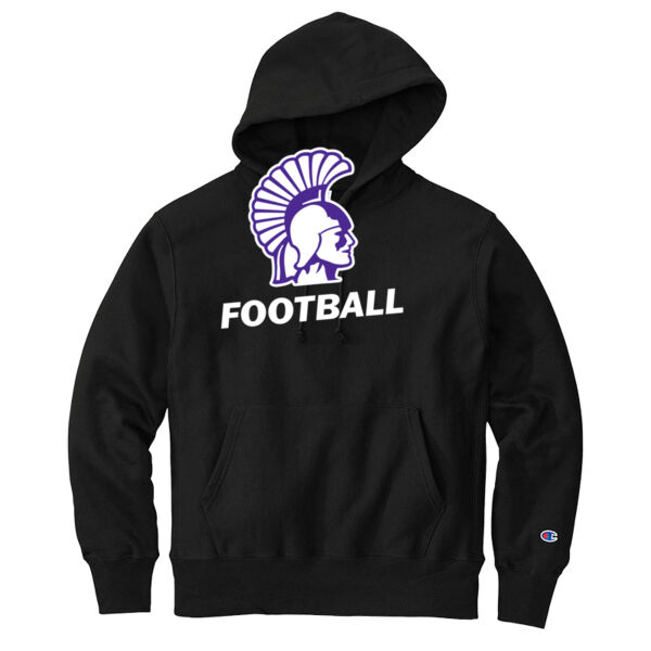 Champion Reverse Weave Hooded Sweatshirt - Printed Logo Thumbnail