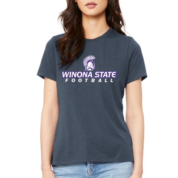 BELLA + CANVAS Womens Relaxed Jersey Short Sleeve Tee - Printed Logo Thumbnail