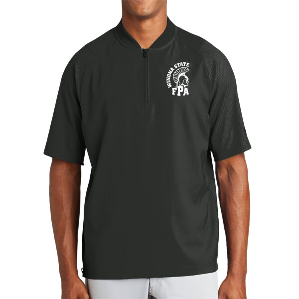 New Era Cage Short Sleeve 1/4-Zip Jacket - Embroidered Logo Thumbnail