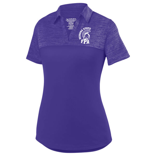 Augusta Sportswear Women's Shadow Tonal Heather Polo - Embroidered Logo Thumbnail