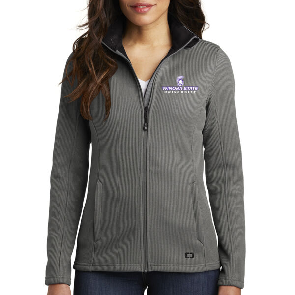 OGIO Womens Grit Fleece Jacket - Embroidered Logo Thumbnail