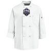 Eight Knot Button Chef Coat with Thermometer Pocket Thumbnail