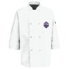 Eight Pearl Button Chef Coat with Thermometer Pocket Thumbnail