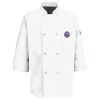 Eight Pearl Button Chef Coat with Thermometer Pocket Thumbnail