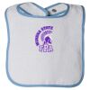 Infant Contrast Trim Terry Bib Thumbnail