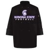Ten Pearl Button Black Chef Coat Thumbnail